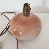 Ceramic lamp base signed with JLM monogram (to be identified)