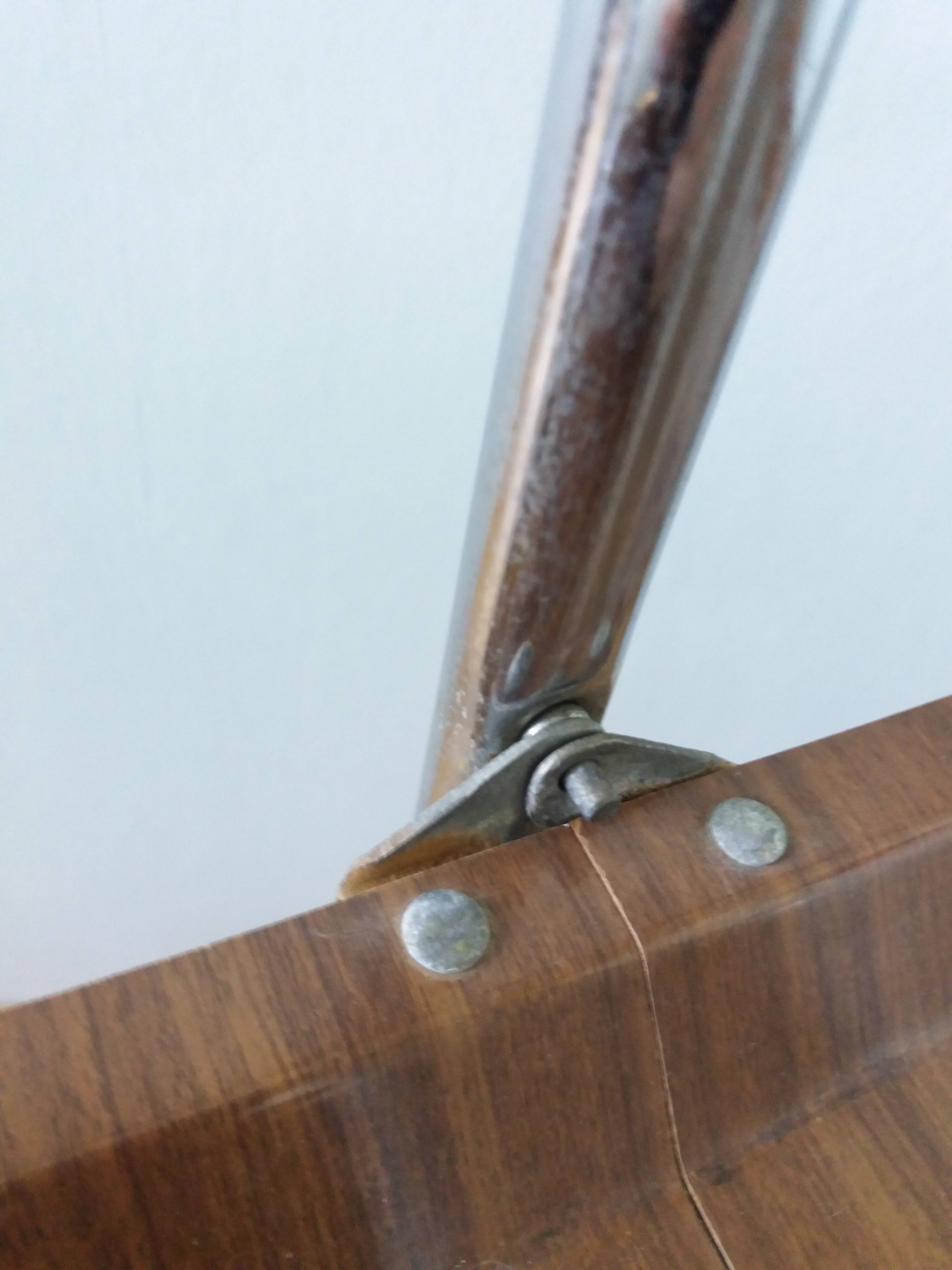 Folding trolley on wheels