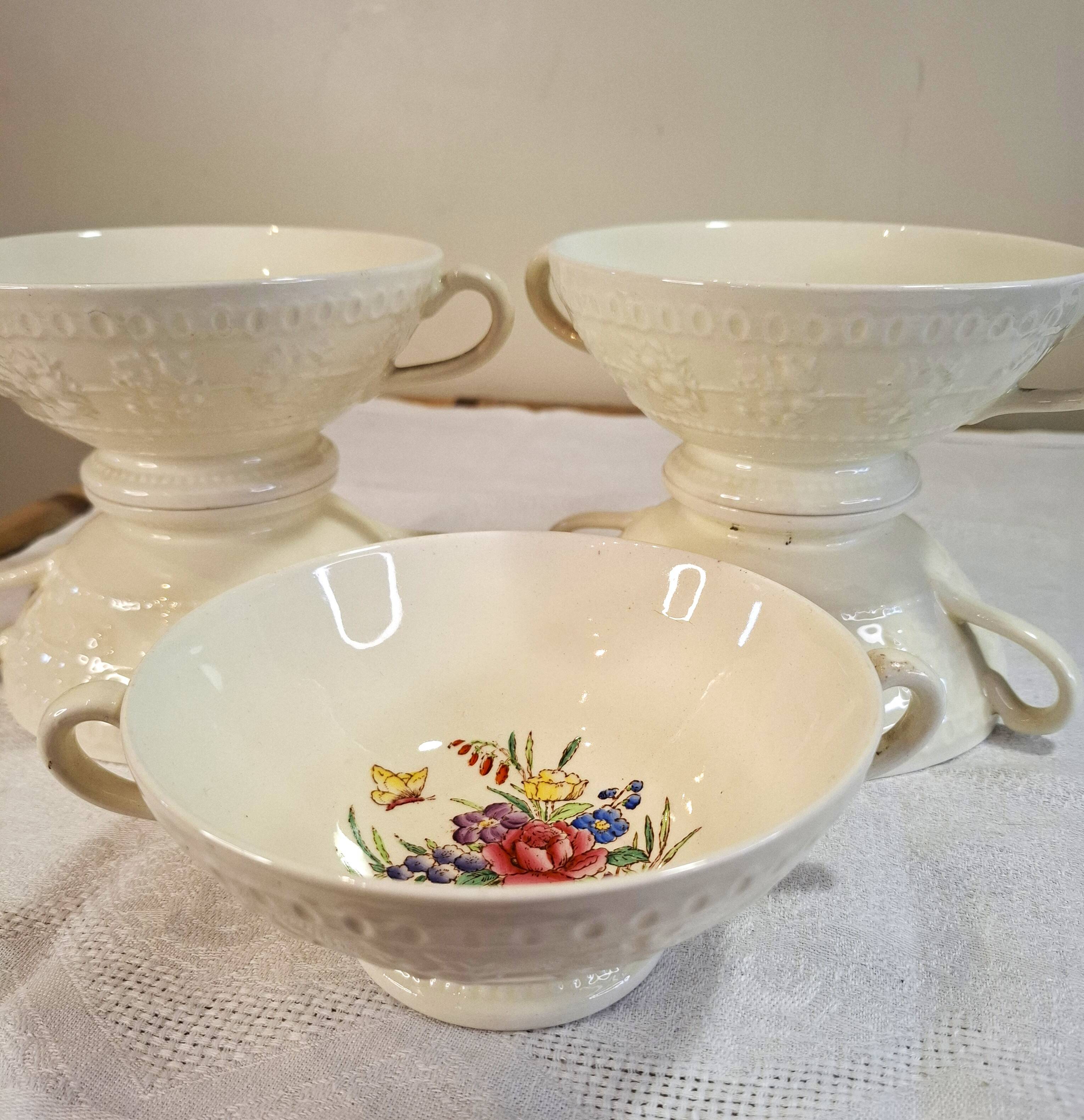Wedgwood Wellesley soup bowls