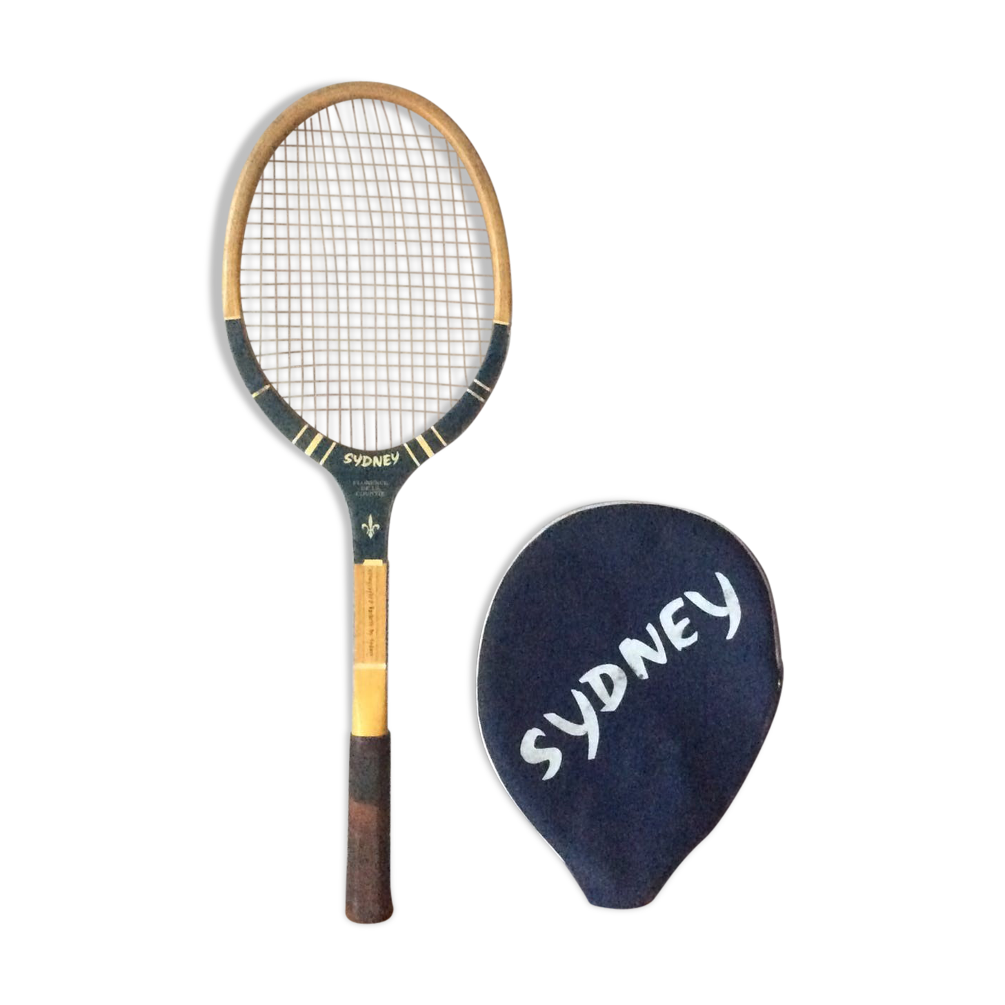 Racquet frame Sydney, vintage wood.