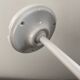 Tilting wall light in green opaline