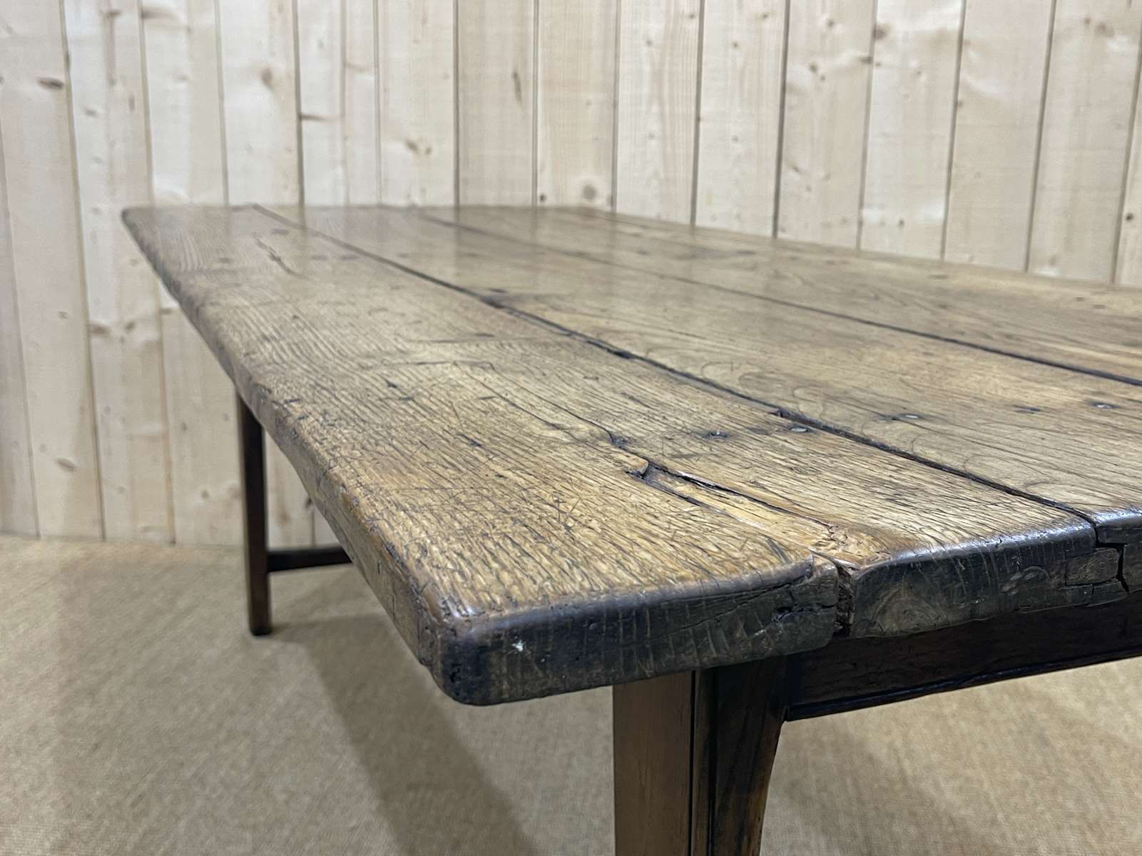 Nineteenth century chestnut farmhouse table