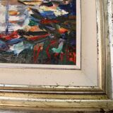 Oil on canvas “seaside” signed