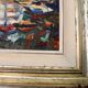 Huile sur toile "bord de mer" signé