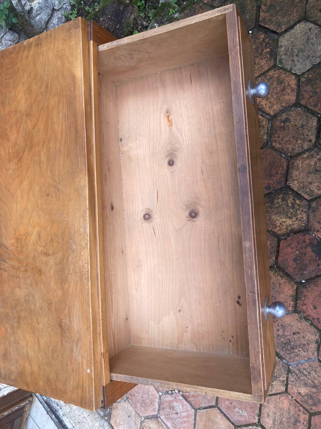 Vintage pine chest of drawers