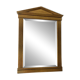 Vintage Deknudt Empire style mirror in gilded wood