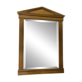 Vintage Deknudt Empire style mirror in gilded wood