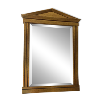 Vintage Deknudt Empire style mirror in gilded wood