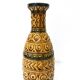 Vase en céramique West Germany ocre et brun – années 70