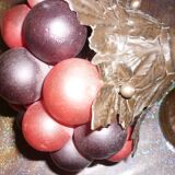 Ceiling lamp bunch and grape leaves in blown glass 20-30