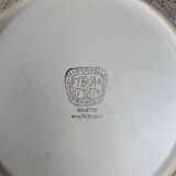 Set of 6 Niderviller flat plates, Belett model