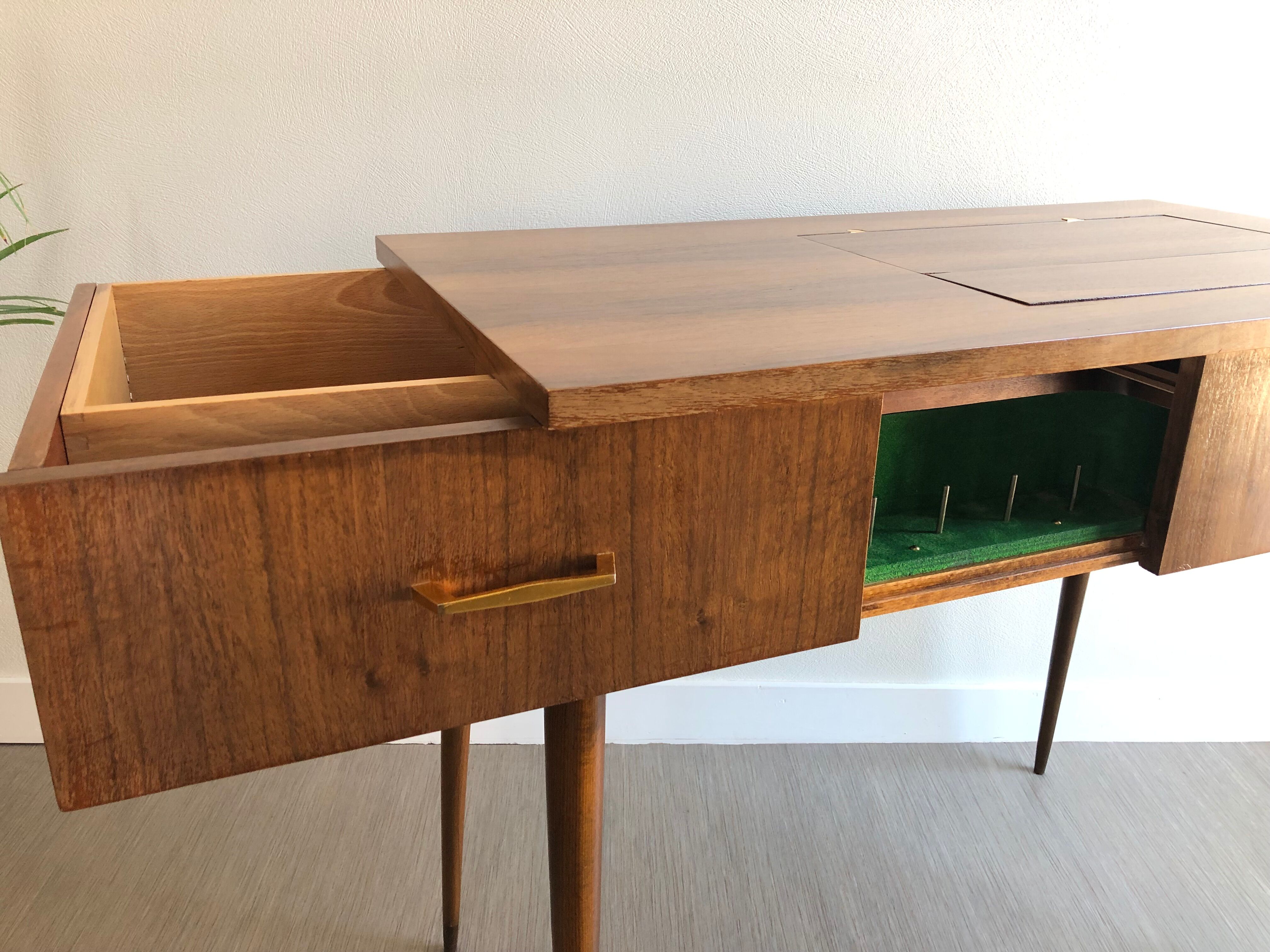 Desk former Cabinet sewing machine