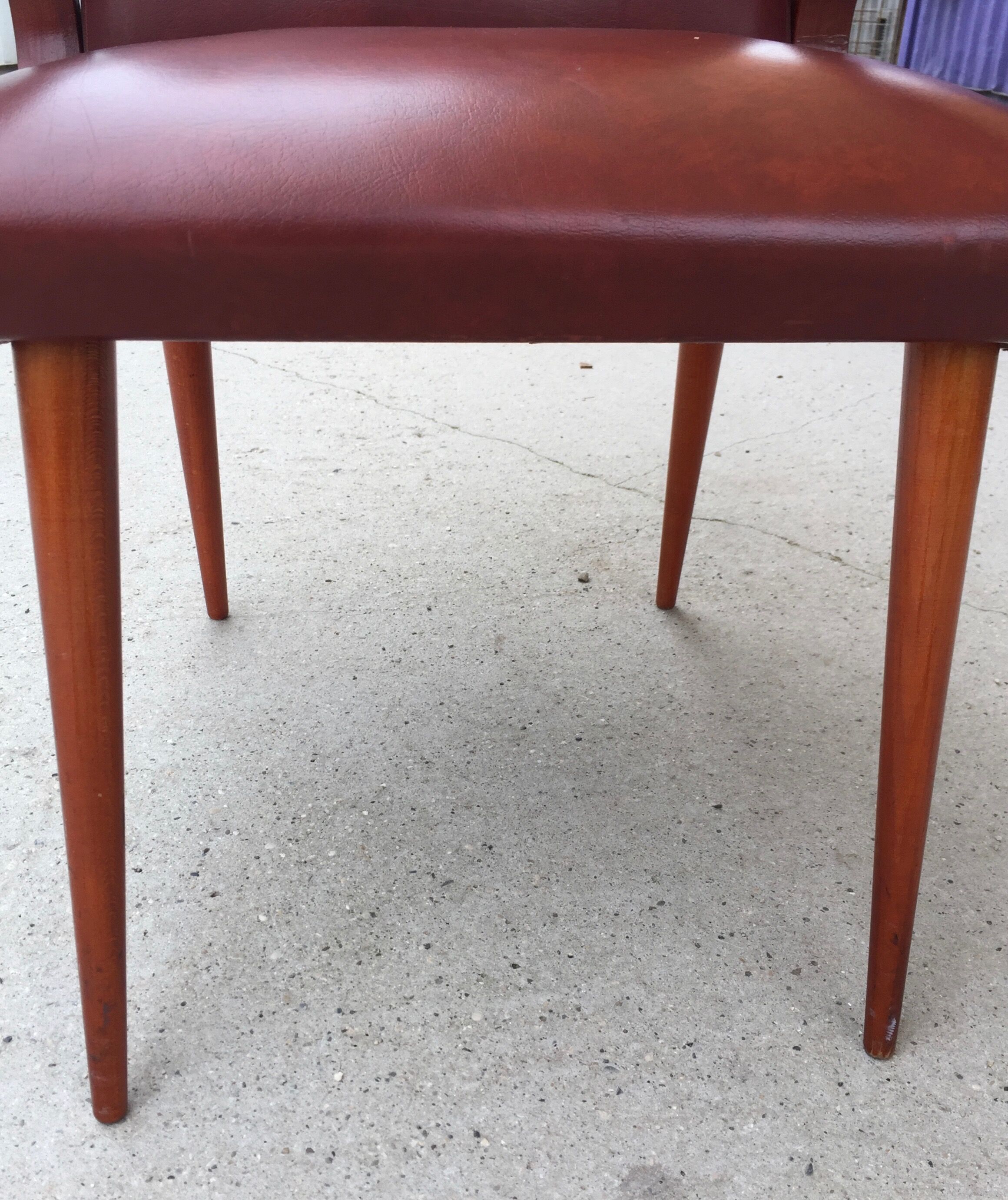 Moleskine chair circa 1960
