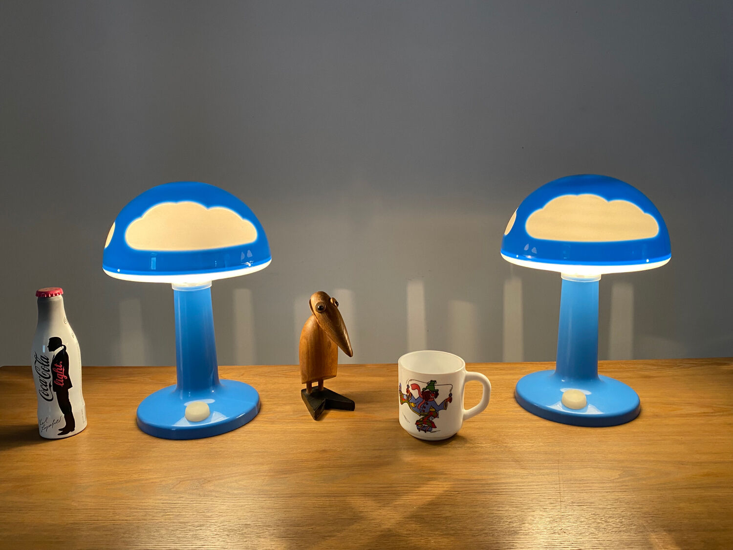 Cloud mushroom lamp IKEA Skojig design Henrik Preutz collector vintage 90