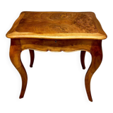 Louis XV style table in burr walnut and walnut