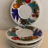 6 plates or under cups Villeroy and Boch, Acapulco model