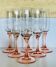 6 flûtes à champagne bicolores Luminarc Véronèse