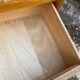 Commode en rotin et bois vintage