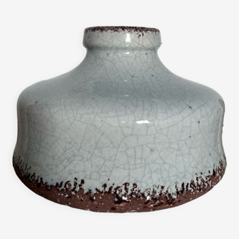 Raku style vase