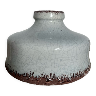 Raku style vase