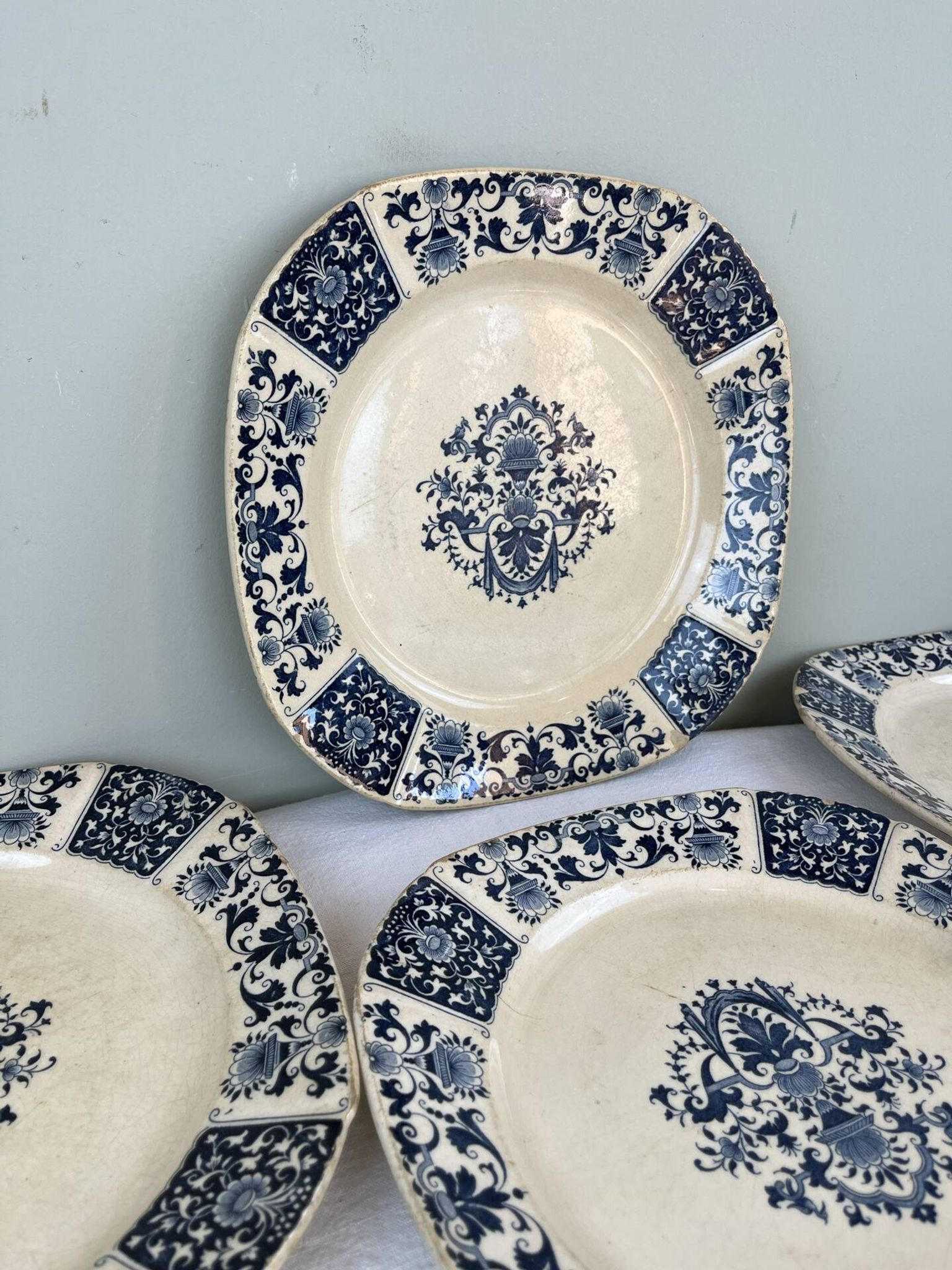 Antique plate from the late 19th century.