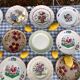 Exceptional set of 15 large mismatched plates.