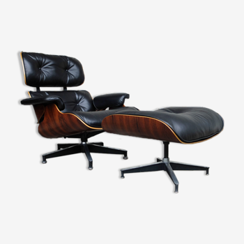 Lounge chair & ottoman par Charles & Ray Eames édition Herman Miller