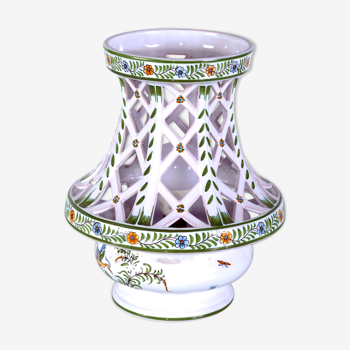 Moustier lamp, ceramic