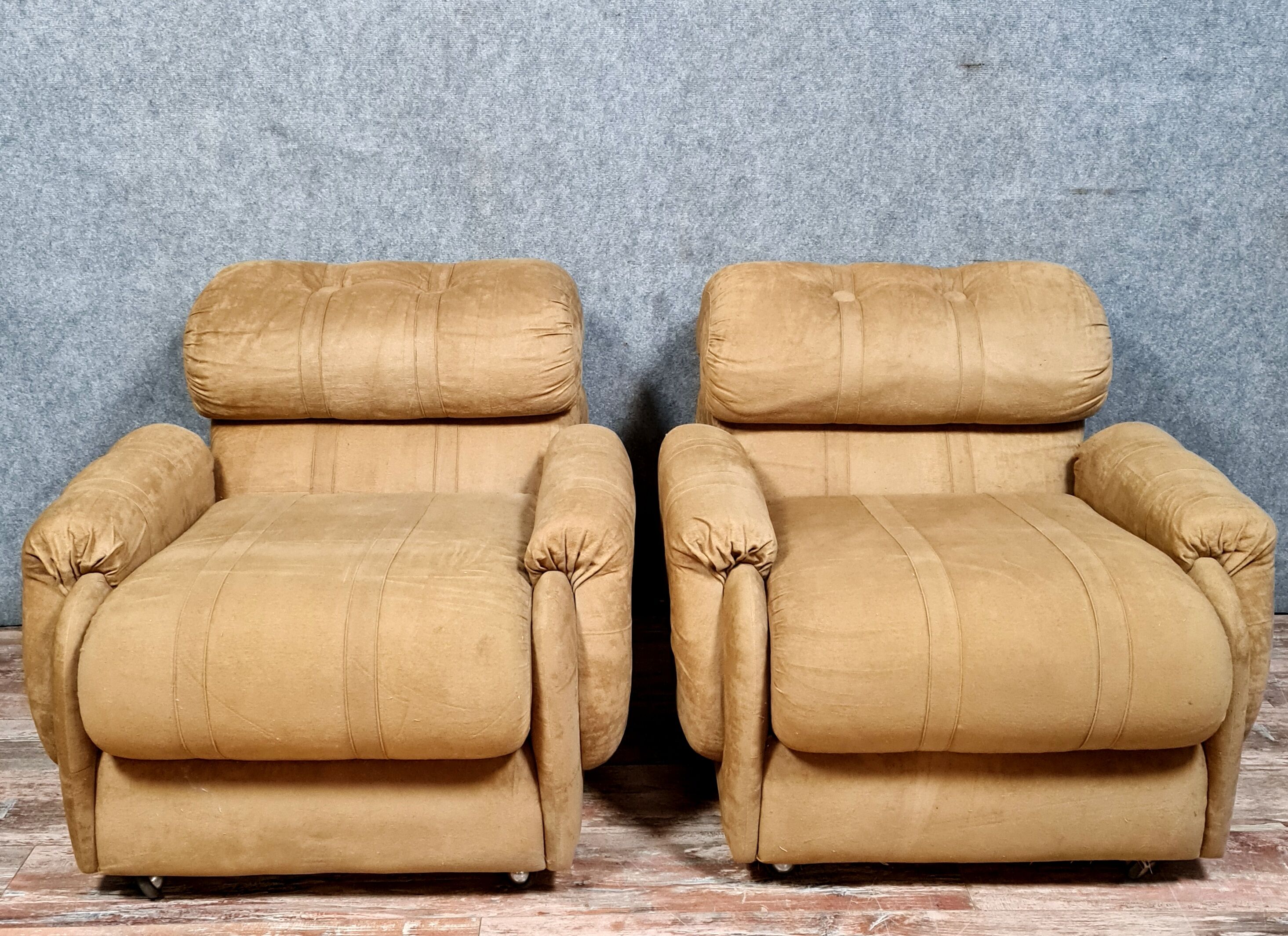 Design armchairs circa 1970