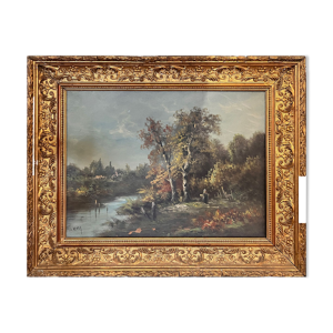 Huile sur toile de Lucien Henry