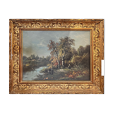Oil on canvas by Lucien Henry