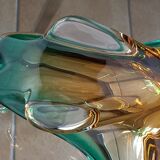 Centerpiece cutter, glass design Murano Sommerso