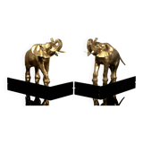 Elephant bookend "r garreau"