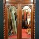 Renaissance hunting lodge bookcase in solid walnut