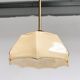 Curved glass Art Deco ceiling lamp, 1930s