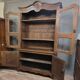 Two-body buffet-library from the Louis XV period, made of solid oak.