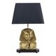 Vintage Brass Pharaoh Table Lamp Hollywood Regency 56cm