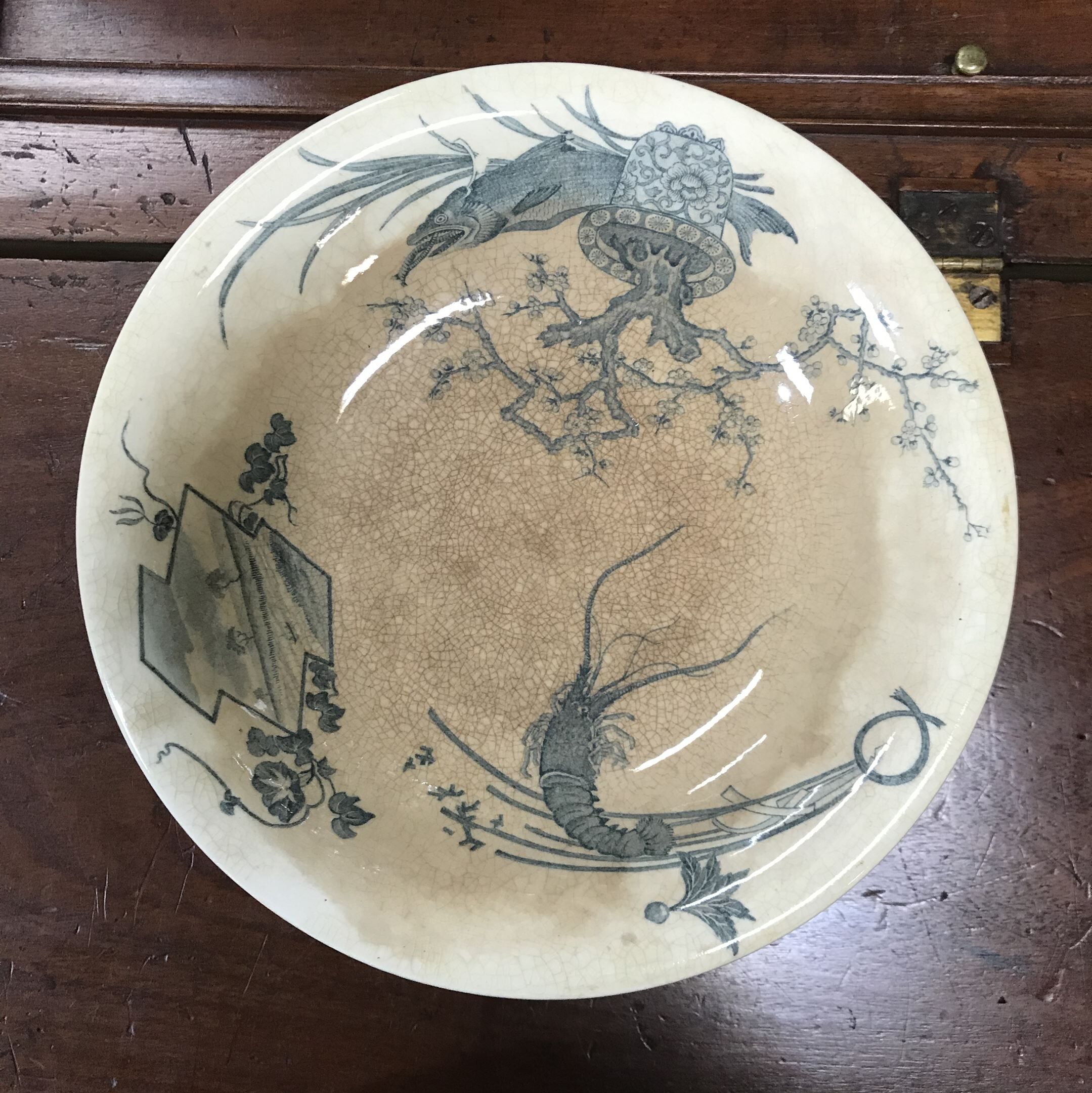 Compotier in Earthenware of Paris