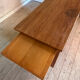 Vintage oak half-minister desk