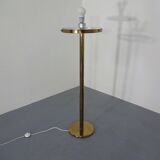 Brass and Glass Floor Lamp, 1970s