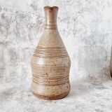 Ceramic pitcher French design and handmade Vallauris 60s