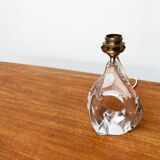 French glass table lamp from the mid-century by Daum, 1960s.