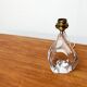 French glass table lamp from the mid-century by Daum, 1960s.