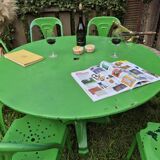 Joseph Mathieu garden table and chairs set