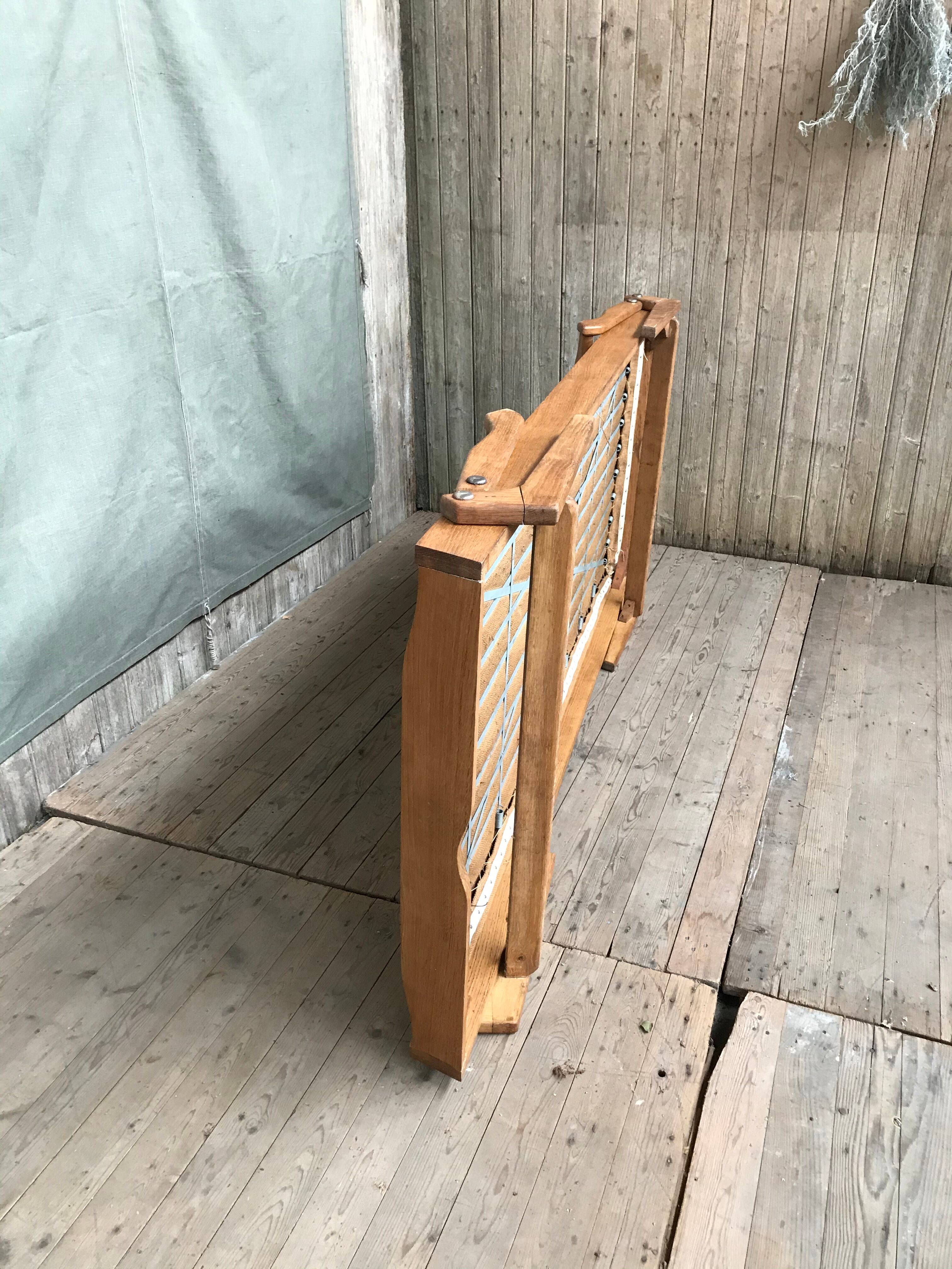 Bed folding a person