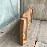 Bed folding a person