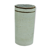 Contemporary design roll vase signed