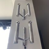 Pair of double wall lamps from Sciolari Italy 1960