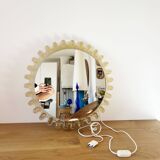Backlit resin mirror by Hillebrand 1970