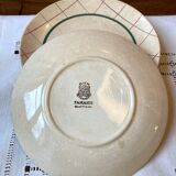Old plates in Gien earthenware